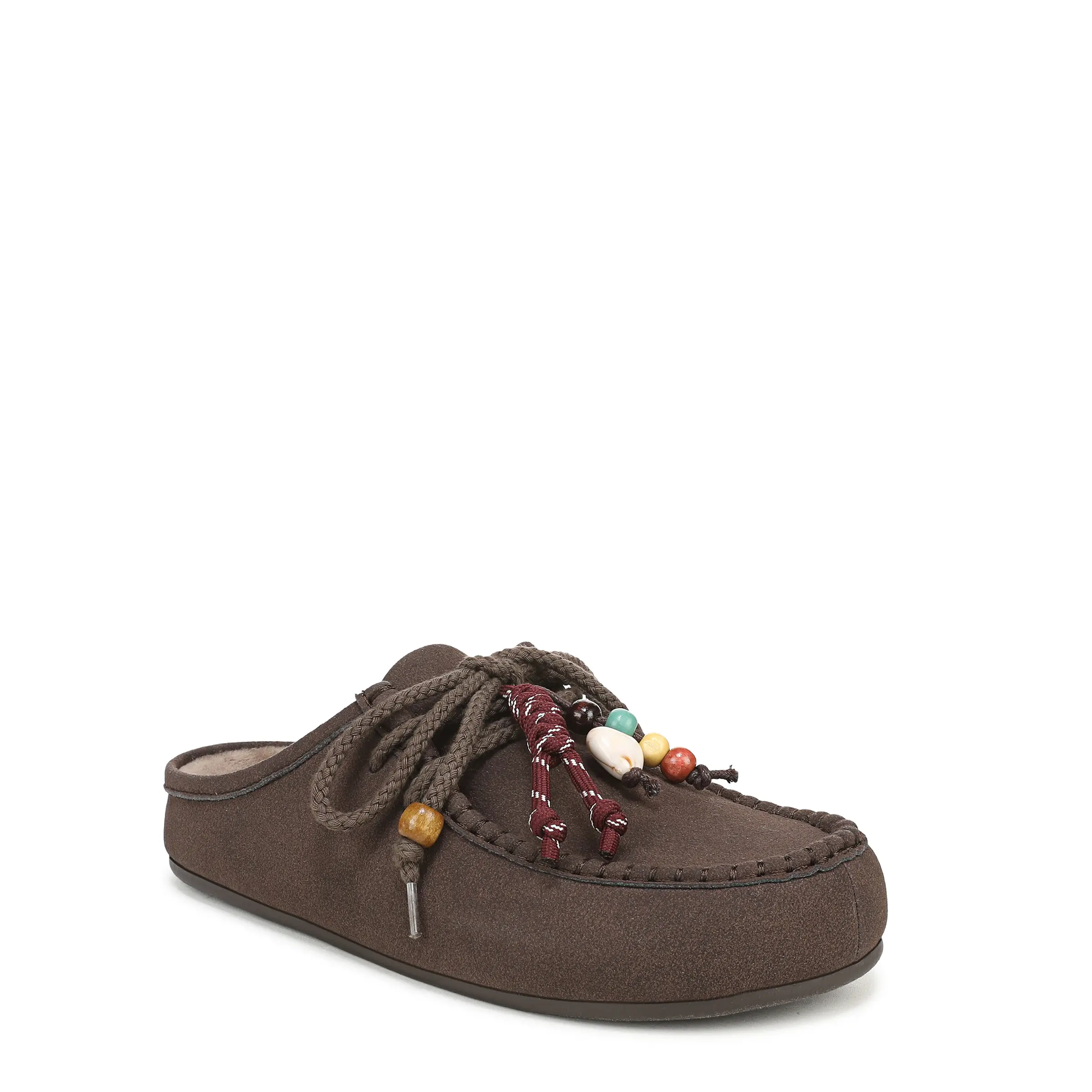 Blowfish Malibu Womens Cairo Mule, Shoe, Footwear, Suede, Platform, Womens Shoes, Round Toe, Casual Wear, Slip On, Beaded Clogs Mules, Comfortable Heels, Statement Shoes