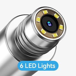 TikTokShop Holiday Haul Tonsil Stone Removal Tool with HD Camera & LED Light – WiFi Compatible with iOS/Android, 5 Interchangeable Tips, Rechargeable via USB, At-Home Oral Care Device