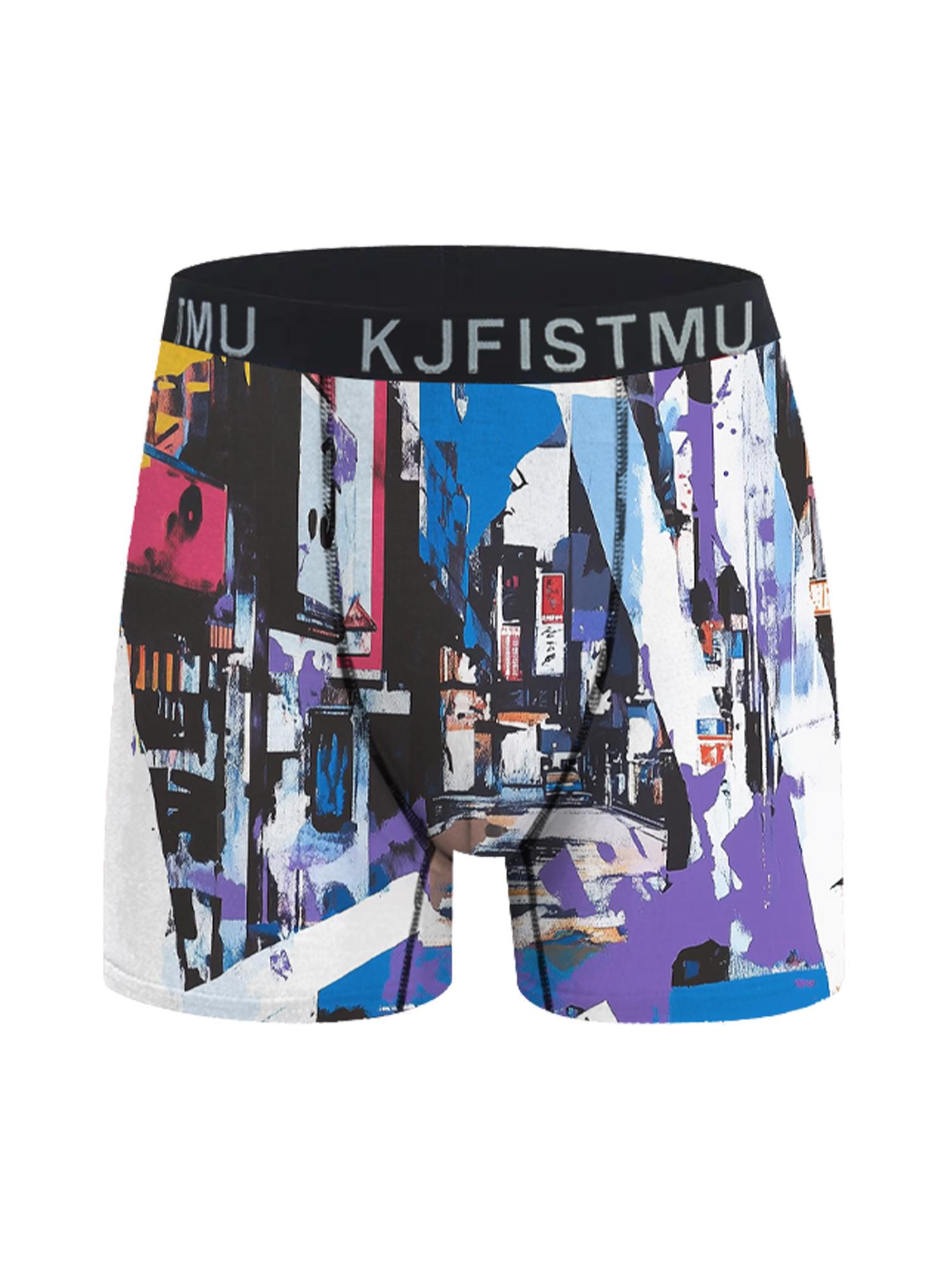 20-Pack Random KJFISTMU Mixed Set Men's Boxer Briefs Geometric, Street, Sports, Anime Soft Comfort Mid-Rise Breathable Say goodbye to pattern selection headaches.