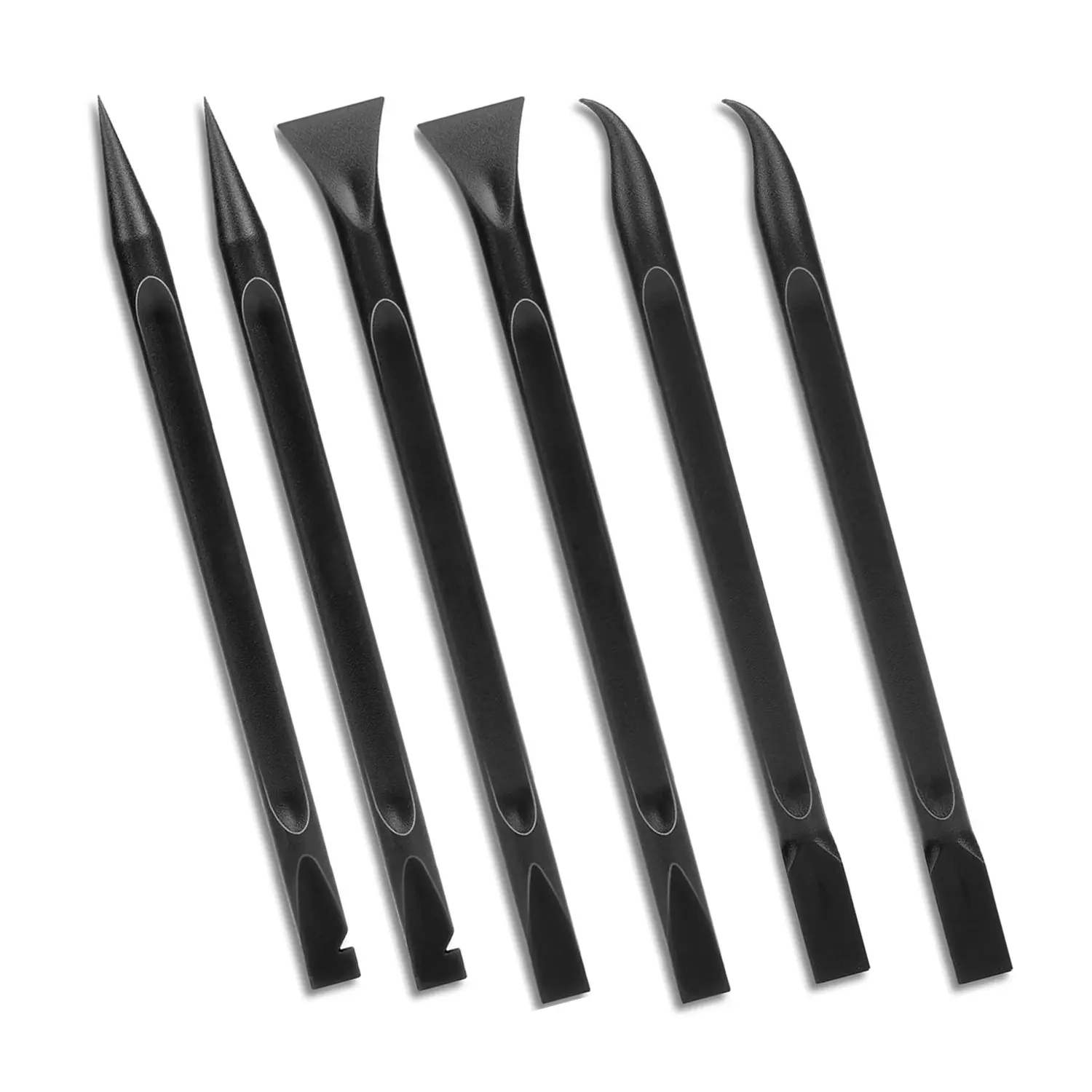 Crevice Cleaning Tool, 6PCS Plastic Scraper Tool Car Detailing Brush Set Non-scratch Multi-purpose Scraper for Clean Small Narrow Spaces and Gaps, Remove Stickers Labels Oil Stains Dirt