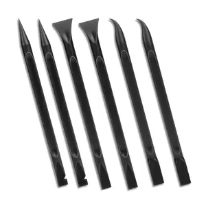 Crevice Cleaning Tool, 6PCS Plastic Scraper Tool Car Detailing Brush Set Non-scratch Multi-purpose Scraper for Clean Small Narrow Spaces and Gaps, Remove Stickers Labels Oil Stains Dirt