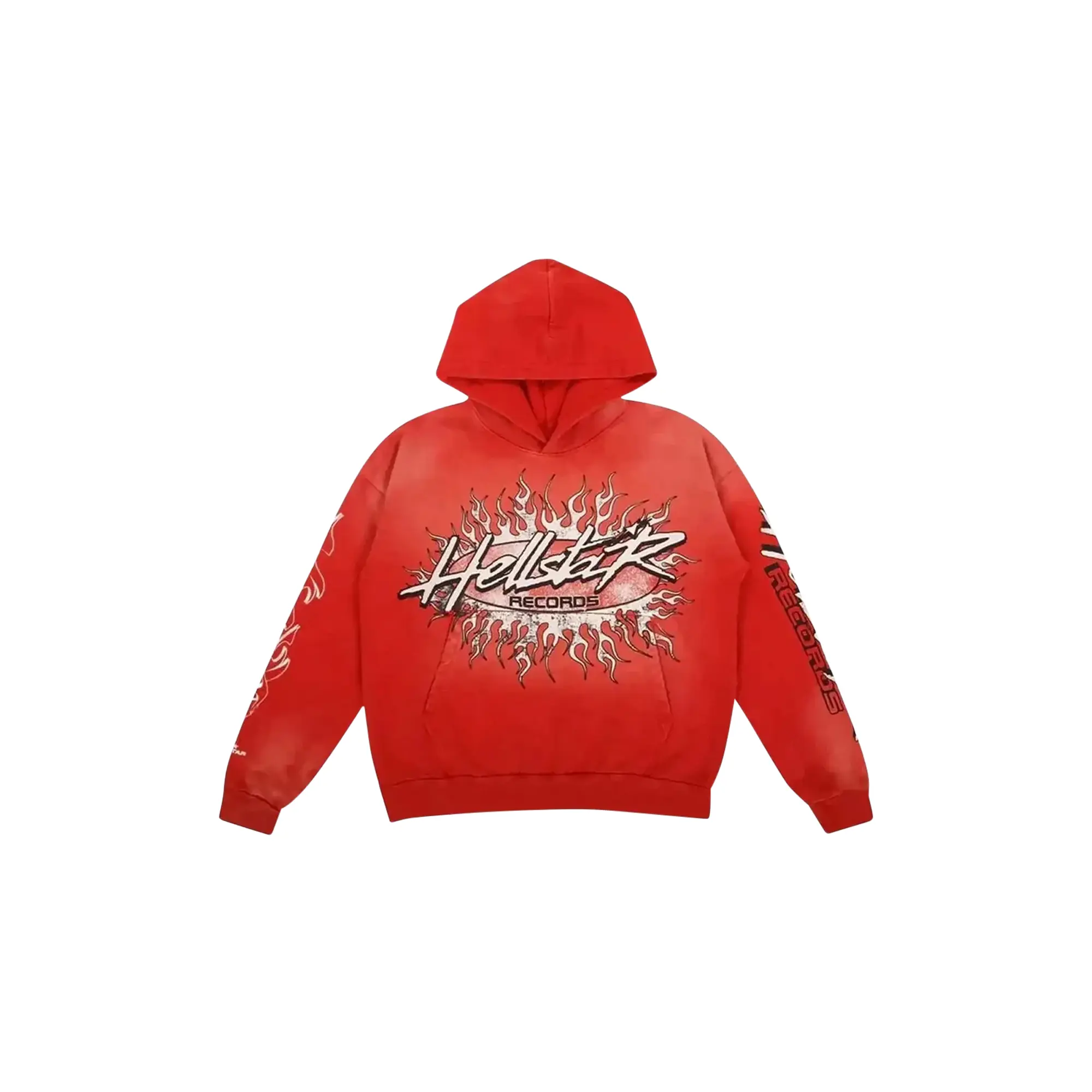 HELLSTAR RECORDS HOODIE "Red" HSR164