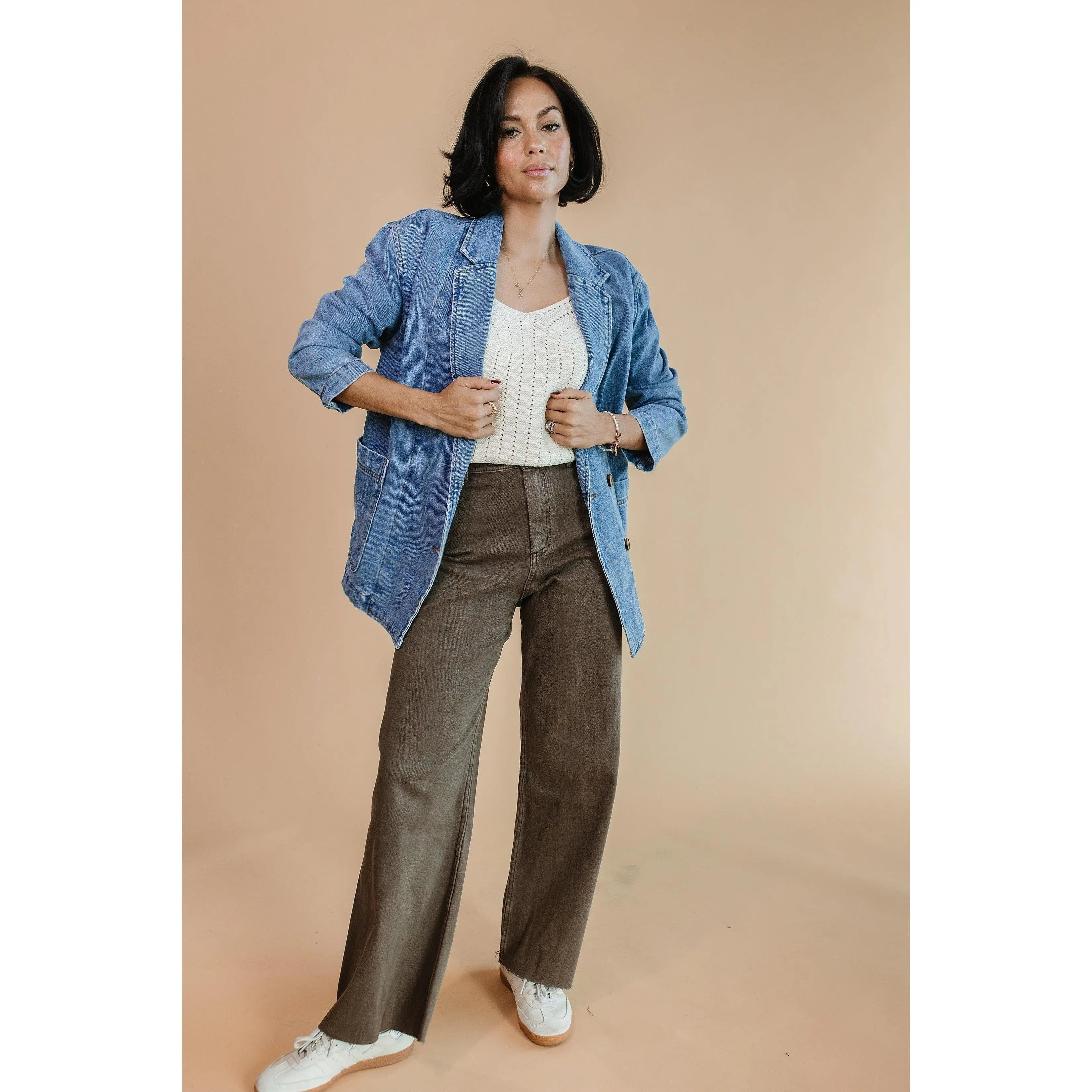 The Blair Oversized Denim Blazer