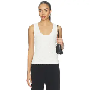 Enza Costa Dimension Tank in Off White