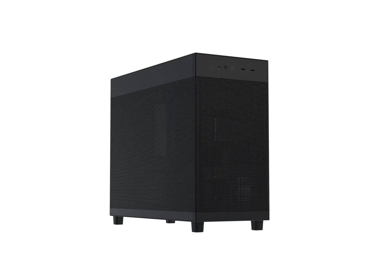 ASUS Prime AP303 Black Edition Mesh-Panel 44-Liter ATX PC case, structural GPU bracket, 360mm radiator support, 180mm ATX PSU's, 20Gbps USB Type-C