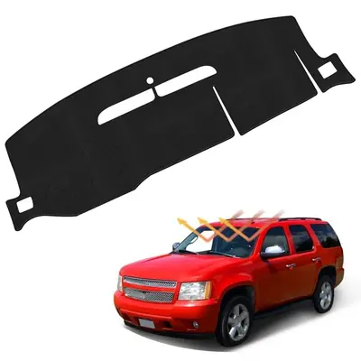 In-Channel Window Visors For 2015-2020 Chevy Tahoe & Escalade - Smoked Acrylic Rain Guards By ZTT