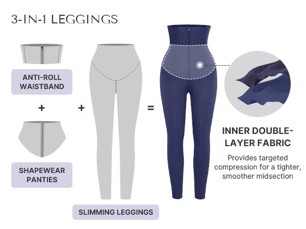 Shapellx AirSlim ElasticFuse Waistband Shaping Leggings Womenswear Sales