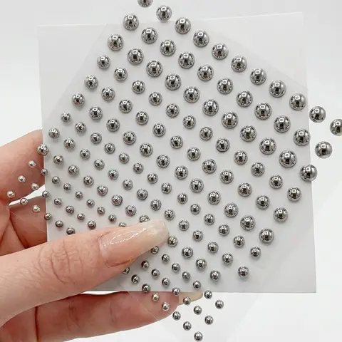 Festival Face Stud Stickers – Ball & Spike Metallic Accents for Nose, Lip & Brows | Bold Party & Concert Style form Xoriginal