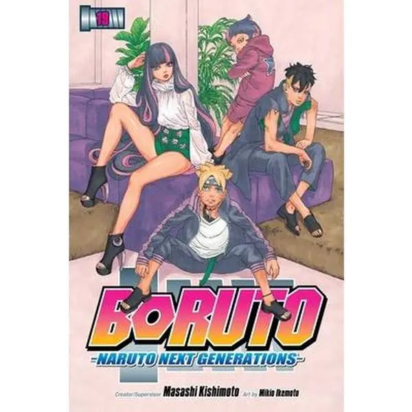 Boruto: Naruto Next Generations Vol. 19 - Masashi Kishimoto, Japanese Comic Style Paperback with Konoha Village Theme