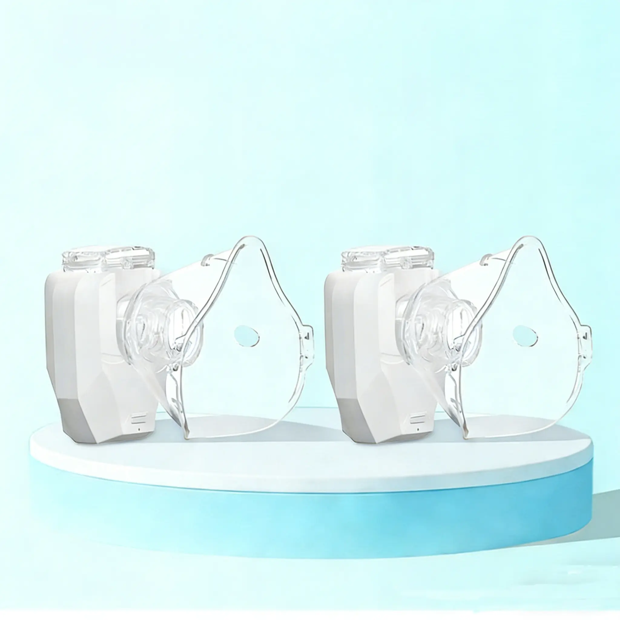 2PCS  USB Portable Nebulizer for Adults and Kids,Handheld Mesh Nebulizer, Rechargeable Ultrasonic Nebulizer for Travel Home Use,dorm essentials,home essentials