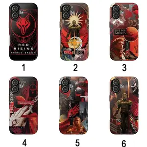 Red Rising Bookish Phone Case for iPhone For Samsung, Phone Accessories, Cute Phone Case, Fashion Case, Perfect Gift for Her Him, Phone Case for iPhone, Creative Dual Layer Case