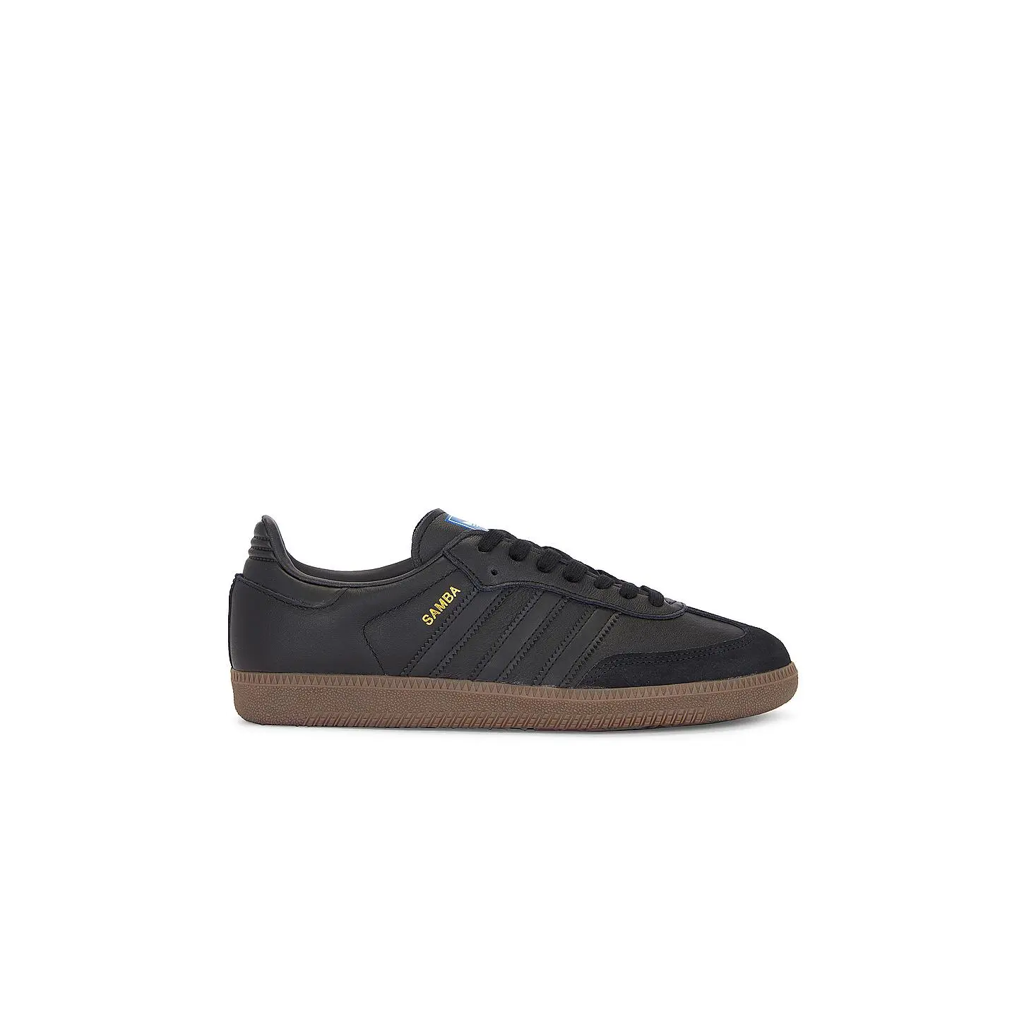 adidas Originals Samba OG Sneaker in Core Black & Gum 5