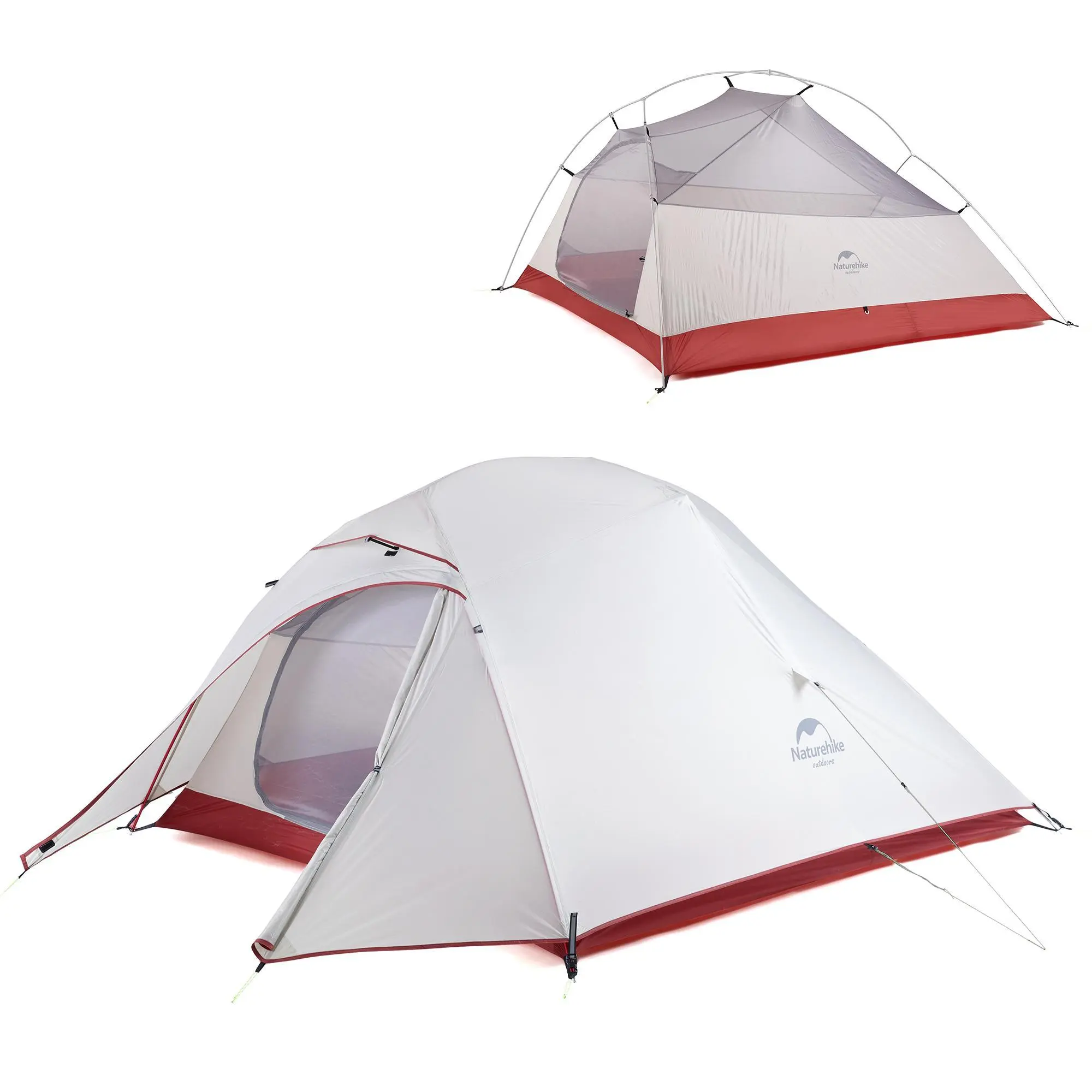 Naturehike Cloud-Up Ultralight Waterproof Wind Resistant Freestanding Tent with Footprint - Portable, Easy Setup, Durable, Compact for Backpacking, Hiking, Waterproof Portable Tent, Wind Resistant Tent