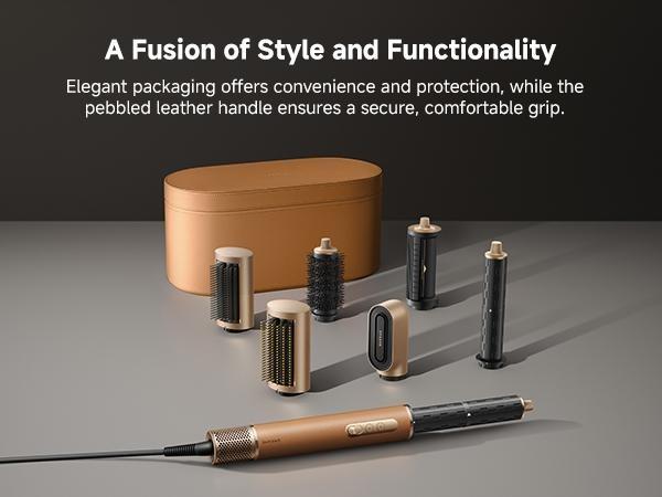 DREAME AirStyle Pro 7-in-1 Hair Styler with Fast Drying, Rated Voltage 110v-120v, 2 Curling Barrels, Volumizing Effect, Smoothing Brush, and Comfort for Enhanced Styling hair styling tools hair Straightener Curler Set Curly Iron lam ge multi curl