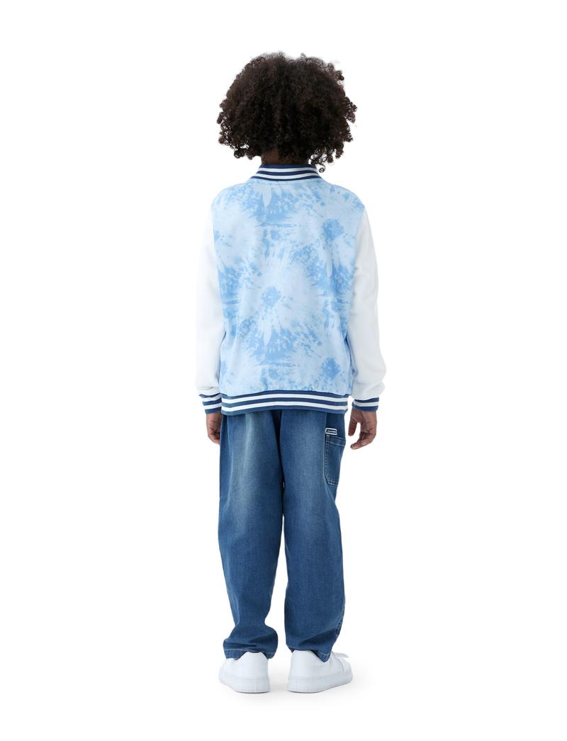 Disney Stitch & Angel Baseball Jackets Color-Block Lightweight Classic Snap Button Sweatshirts for Kids Sizes 6-14 Years