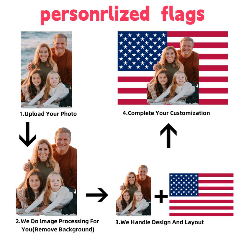 Custom Pink America Flag 3X5 Ft Personalized Flags Design Your Image Funny Tapestry Poster For Decorate Clubs Concerts Bars University Dormitories Living Rooms Bedrooms