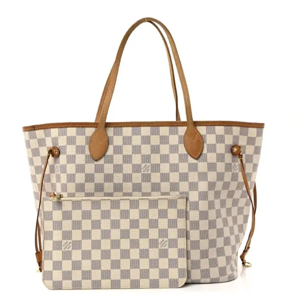 Pre-owned Louis Vuitton damier Shoulder Bags LV Neverfull Shoulder Bag Versatile Everyday Commuter Purse for EssentialsZ 1478