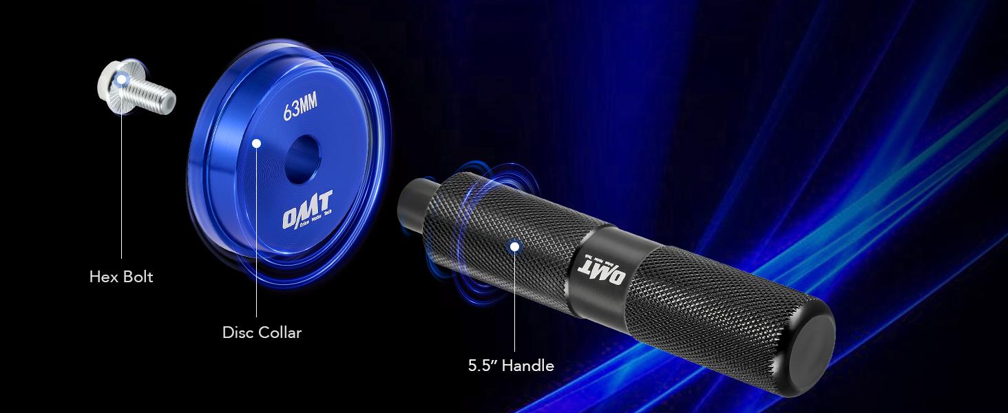 Orion Motor Tech Bearing Press Kit, 10pc Bearing Race and Seal Driver Set with Seal Driver and 9 Bearing Adapters, Seal Installer Bearing Driver Kit for Bearing Installation, 39.5-81mm Racing Parts,Car Repair Tool Kit