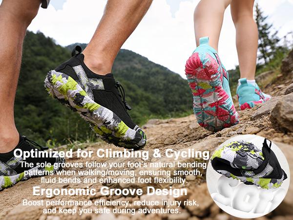 Lxso Barefoot Walking Shoes Women Men Color block Camo Comfortable Water Shoes Beach Outdoor Running Sneakers Casual Trainer Ideal Thanksgiving Christmas Gift