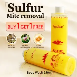 Buy 1-Get 1 Free! Tgideas Sulfur Body Wash - Deep Oil Control + Anti-Itch and Anti-Acne | Plant-Based & pH Balanced | 72-Hour Refreshing Fragrance | Fights Breakouts,  and Odor