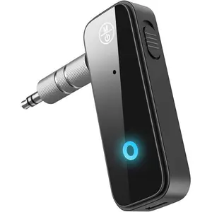 (Upgraded) Ankilo Aux Bluetooth 5.3 Adapter for Car, 2 in 1 Bluetooth Receiver Transmitter for Car with Display Screen, Suitable for Cars, Speakers, Stereo Systems and Headphones