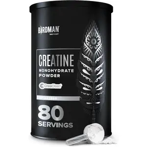Micronized Creatine Monohydrate Powder 5g per Serving, Unflavored Creatine Supplement for Muscle Strength, Workout Performance and Recovery, Caffeine Free Vegan Gluten Free Pre or Post Workout Fitness Supplement 80 Servings