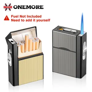 DKD Outdoor Portable Windproof Lighter Case, USB Charging, Lighter Box for Livingroom BedroomOffice Outdoor Perfect Easter Gift(Fuel Not Included)