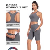 2-Piece Set & Thicker Fabric - Dark Gray