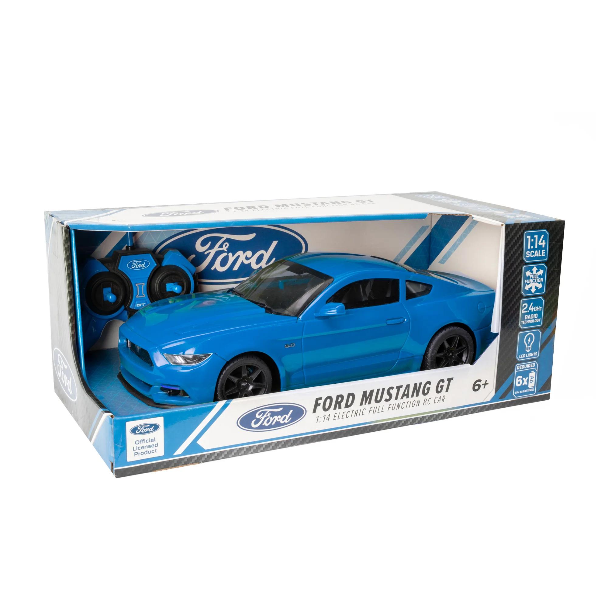 Ford Mustang GT & Ford Mustang Shelby 1:14 Electric RC Car Full Function Radio Control Officially Licensed Muscle Car with Rubber Tires & Durable Body Ready to Run