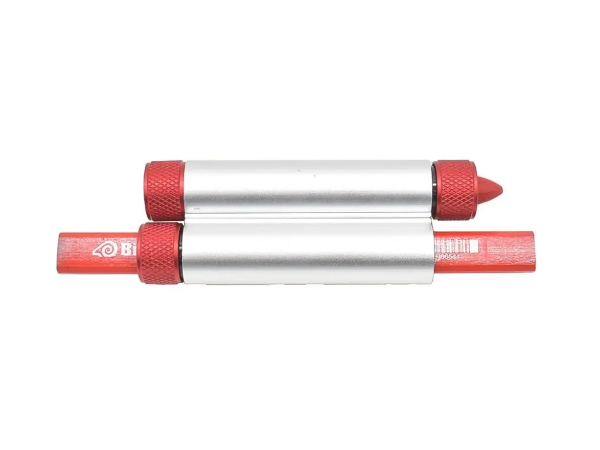 Big Horn Body Dual Marker Holder - Lightweight, 2-Pocket, Magnetic Hold, Compatible with Crayons/Pencils, Ideal for Craftsmen, Handyman, Two