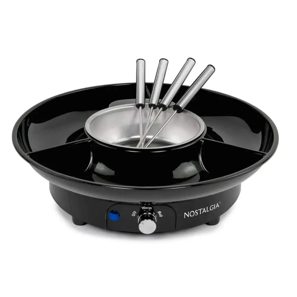 Nostalgia 10 oz. Fondue Pot Party Set ( 0.3125 qt. )