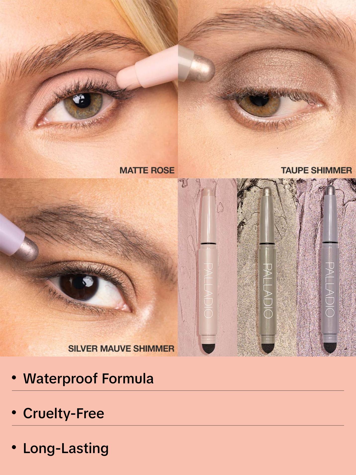 Gleaming Rose Quartz Eyeshadow Stick Trio