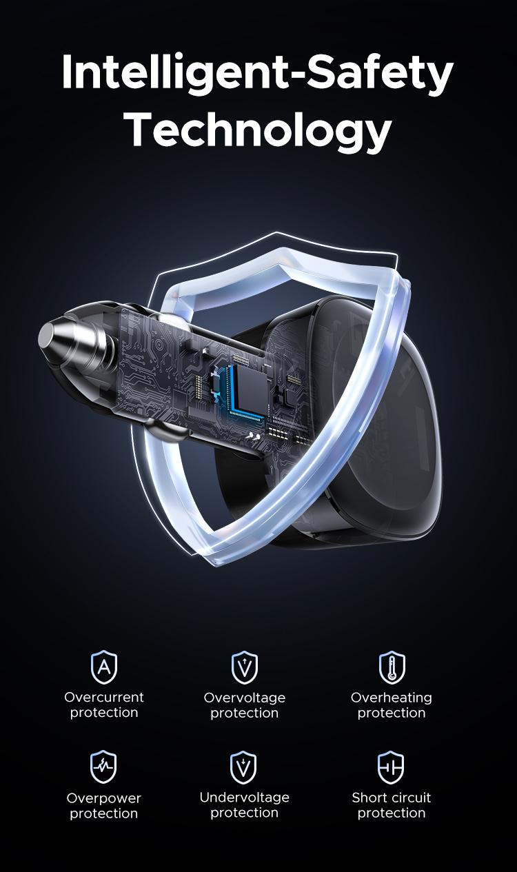 UGREEN Retractable Car Charger, 75W USB C Car Accessories Adapter for iPhone 17/16 USB C Charger Fast Charging, Deals for you, Travel Essentials Gifts for Women Men,September Restock，TikTokShopBlackFriday ,TikTokShopHolidayHaul