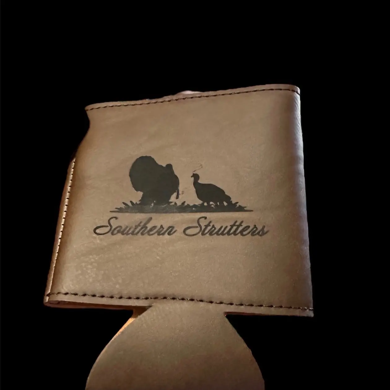 Leather koozie