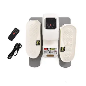 White Under Desk Electric Stepper with LCD Display & Remote