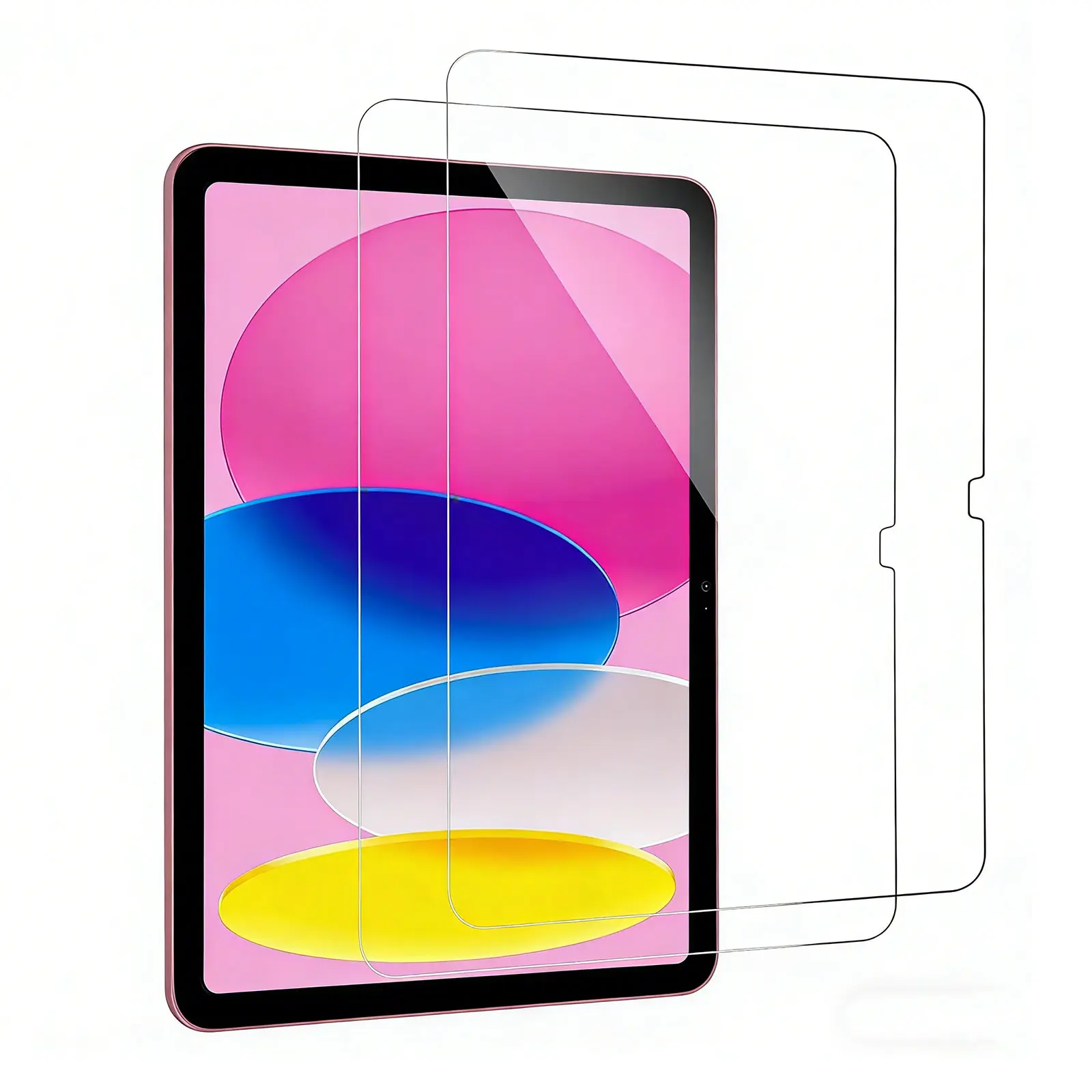 2-Pack 0.33mm Tempered Glass Tablet Screen Protector for iPad 11th Gen 2025 (A16), iPad 10th Gen 10.9in 2022 - Ultra-Transparent, High Response, Bubble-Free Install, Ultra-Resistant Protection with Installation Support Accessories, Computer