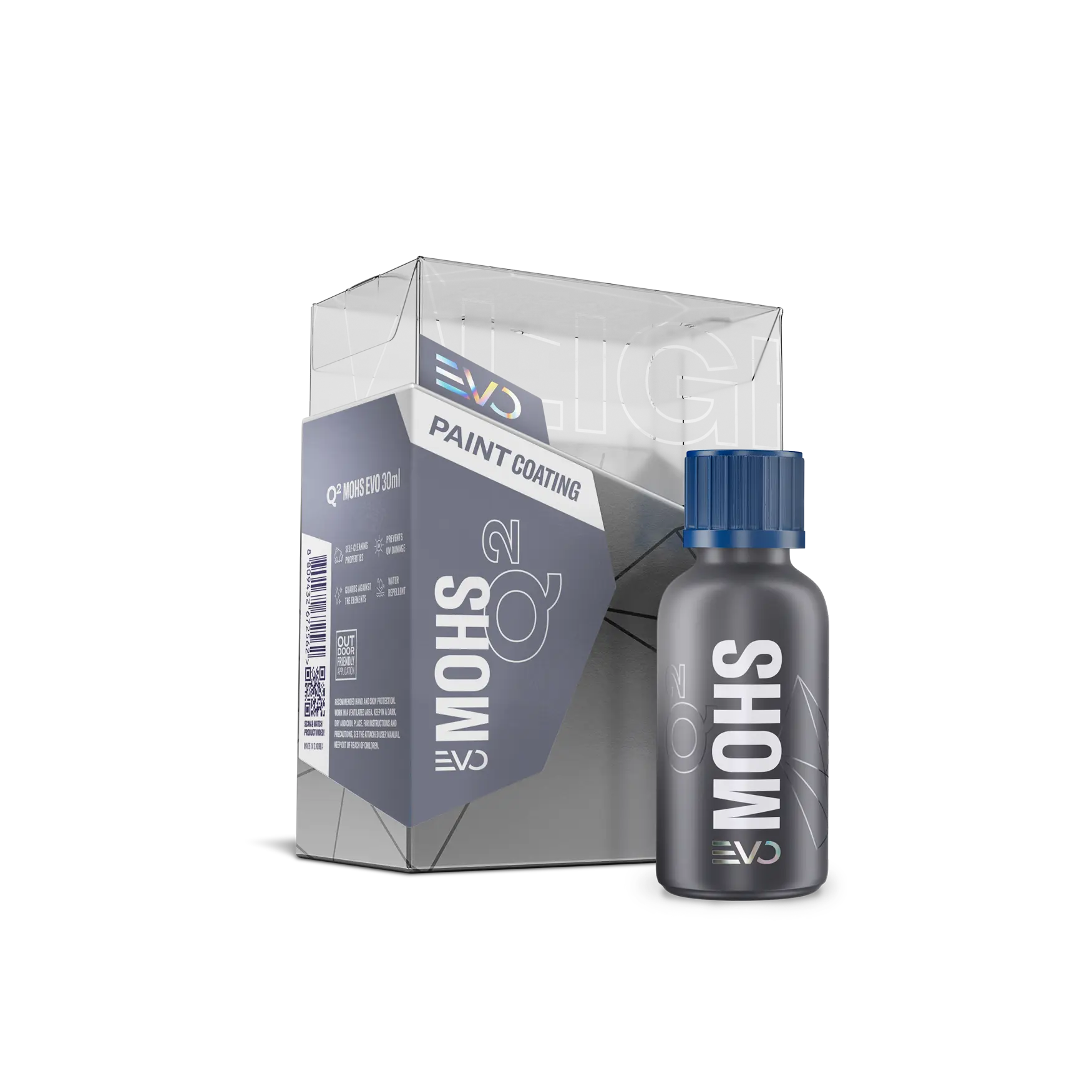 GYEON Mohs EVO Professional-Grade Automobile Coating Agent Kit, Single-Layer Car Paint Protection, Mirror Gloss Finish