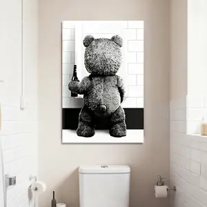 Ted Movie Poster HomeDecor WallArt LivingRoom wall decor Bedroom Decor Canvas Posters Aesthetic Office Bathroom Frameless Frame Painting Picture Print Modern Family