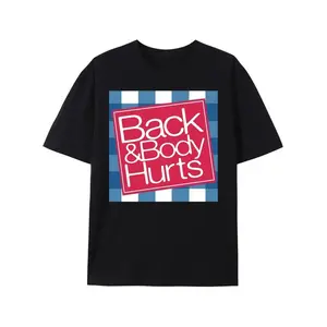 Women's Relaxed Fit Graphic T Shirt Funny Body Hurts Print Casual Comfort Tee Soft Short Sleeve Top For Spring Summer