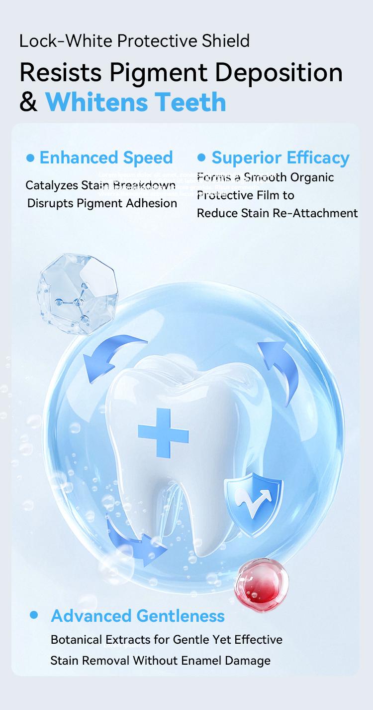 Luha Teeth Whitening Powder for Yellow Teeth Tea Coffee Stains Tartar Plaque 14 Days to 5 Shades Whiter Non Medical Oral Oral Oral