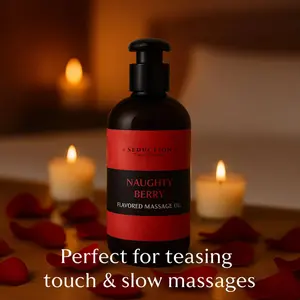 Naughty Berry Flavored Massage Oil