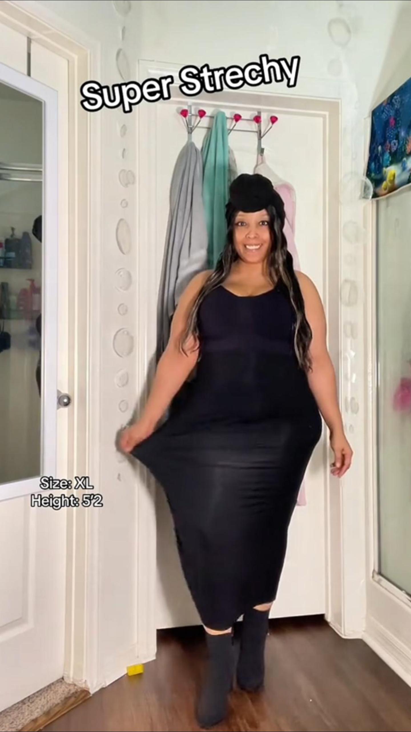 Women's High Waisted Tummy Control Bodycon Maxi Skirt - Seamless Sculpting Long Pencil Skirt, Premium Stretchy Comfort Fabric for Office & Night Out, Classic Black Essential