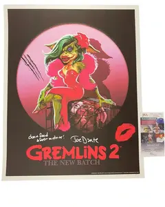 Joe Dante signed 16x20 Art Print Greta, Director - Gremlins 2