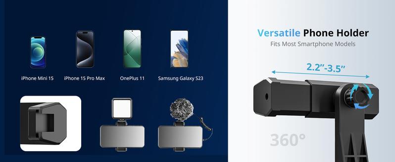 UBeesize 12'' RGB Selfie Ring Light with 62’’ Tripod Stand for Video Recording＆Live Streaming(YouTube, Instagram, TIK Tok), Compatible with Phones, Cameras and Webcams Video Light