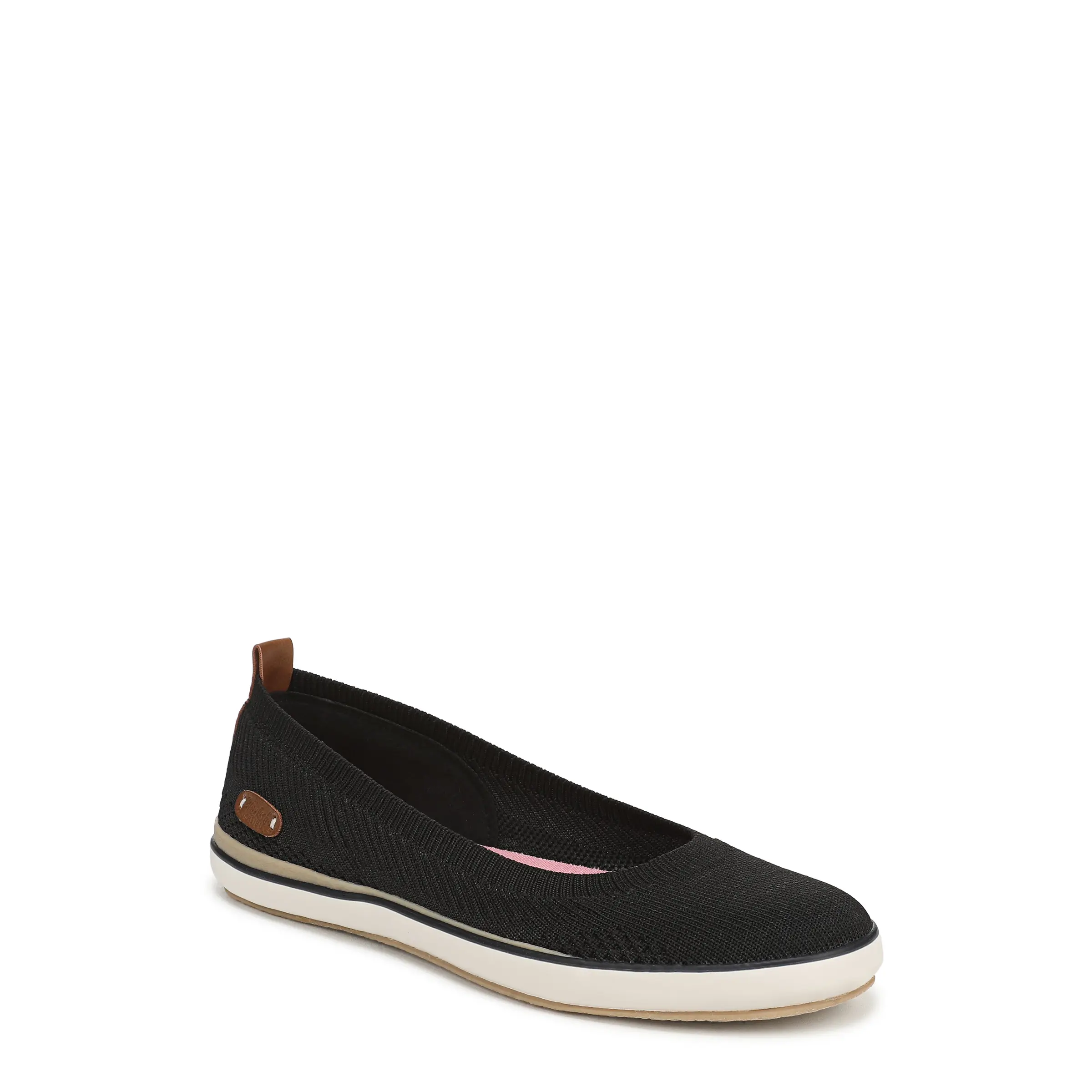 Blowfish Malibu Women's Ez Does Knit Ballet Flats, Breathable Fabric Slip-On Shoe with a 1 Inch Heel, Low-Profile Design and Heel Pull Tab, Breathable Liner
