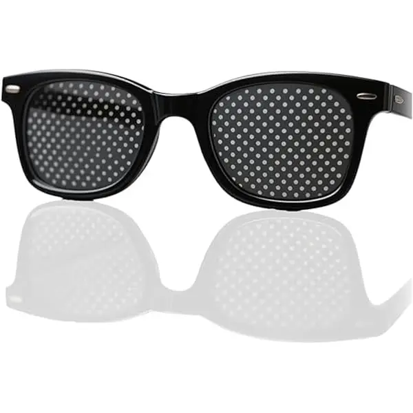 1pcs Anti-myopia Astigmatism Glasses With HolesVisionCorrection Fatigue Pin Hole Glasses For MenWomenEyesight Improvement Natura Blocking Anti-Eyestrain Glasses vision correction