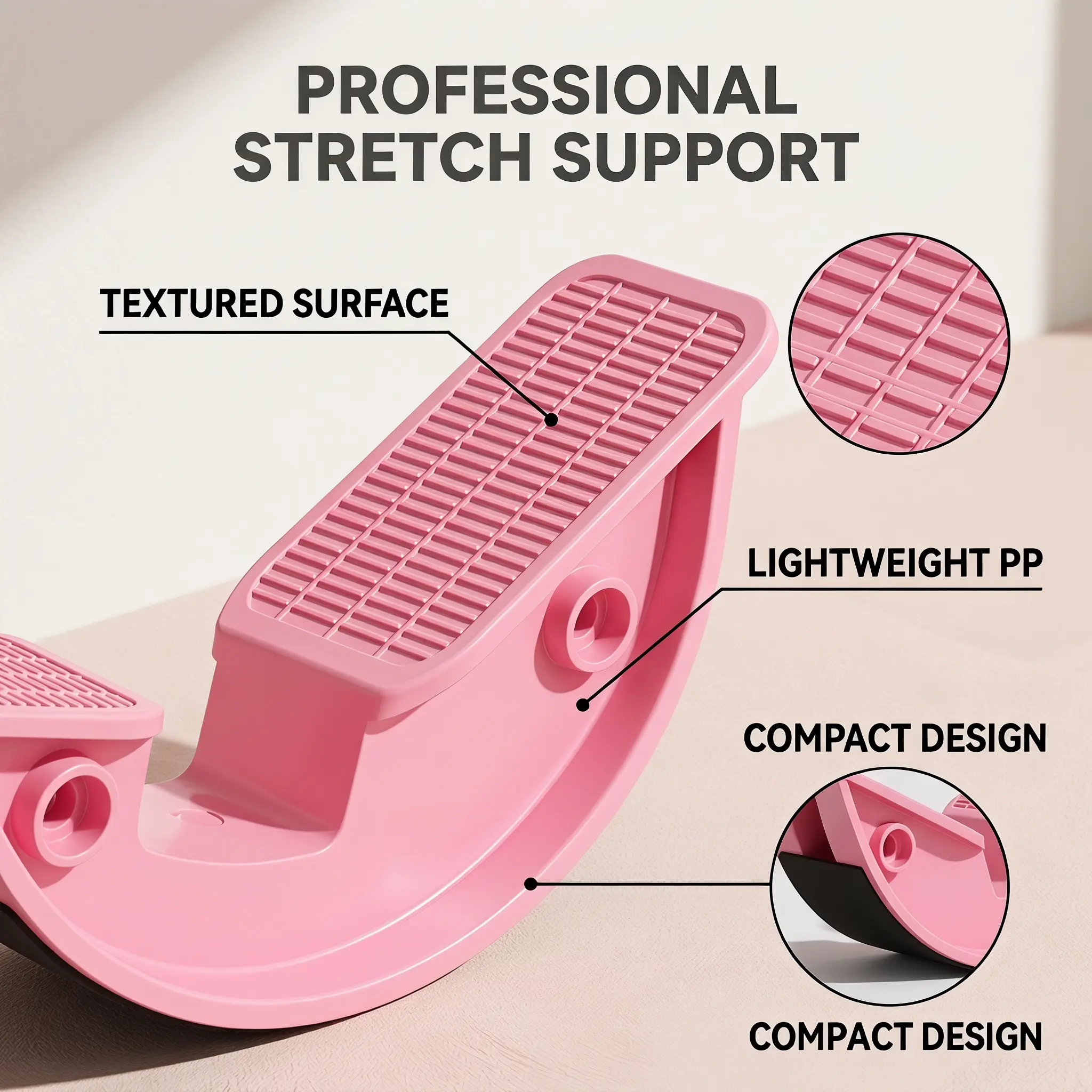Compact Calf Stretch Slant Board - Ft Stretching Wedge for Yoga, Home Fitness & Daily Balance Training (Sports & Outdoor Equipment)