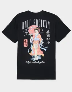 RIOT SOCIETY Geisha Sword Mens Tee