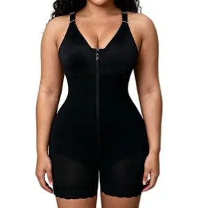 Women’s Fajas Colombianas shapewear  Tummy Control Butt Lifter Shaper with Zipper Crotch detachable shoulder strap SpringStatements