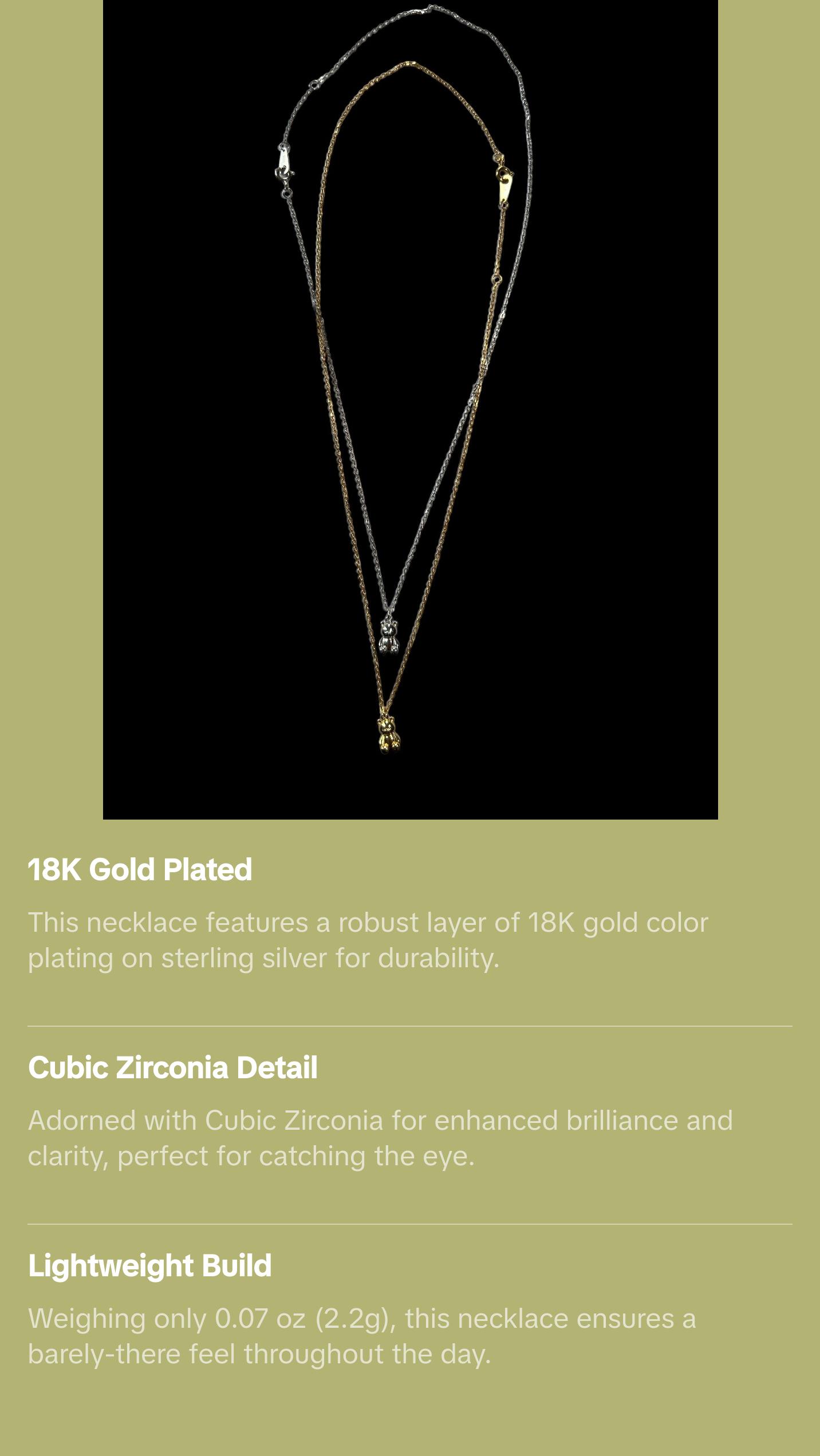 “Cali bears” necklace “Cali bears” necklace